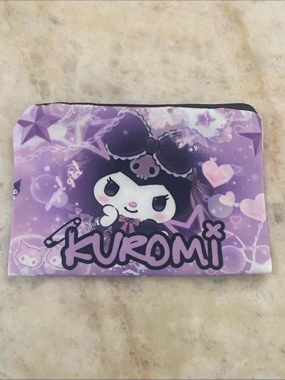 Sanrio Kuromi Purple Zipper Pouch